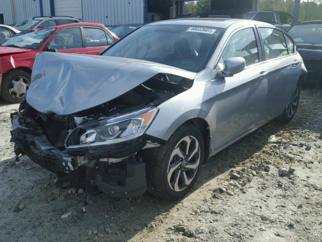 1HGCR2F75HA157341 - 2017 HONDA ACCORD EX SILVER photo 2