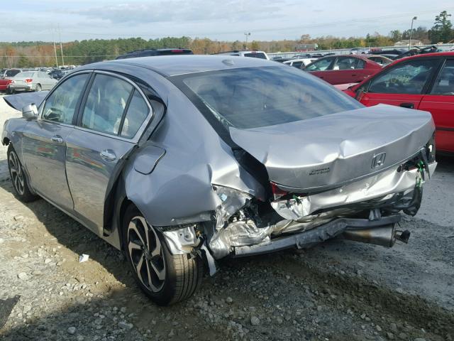 1HGCR2F75HA157341 - 2017 HONDA ACCORD EX SILVER photo 3