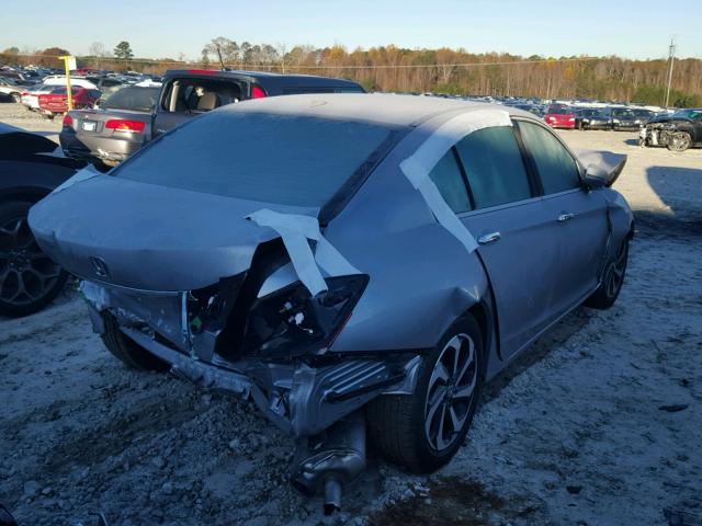 1HGCR2F75HA157341 - 2017 HONDA ACCORD EX SILVER photo 4
