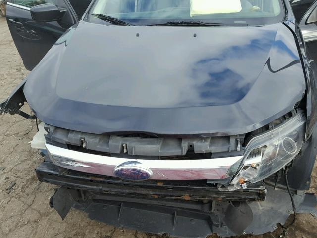 3FAHP0JA3AR146700 - 2010 FORD FUSION SEL BLACK photo 7