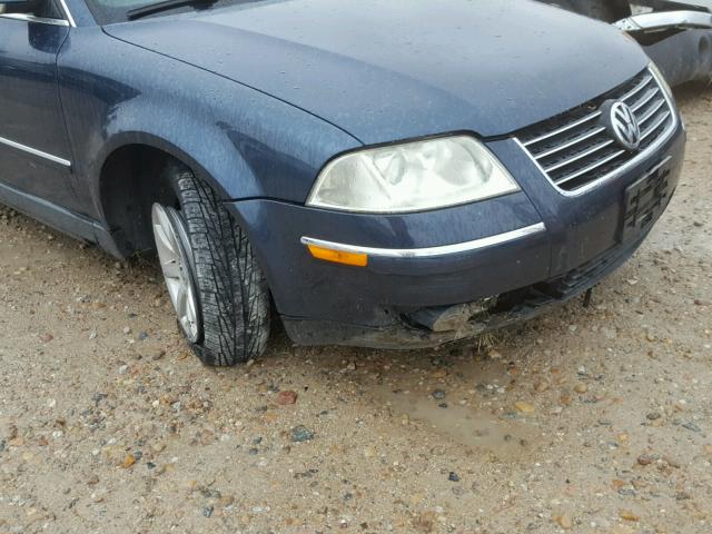 WVWPD63B44P241088 - 2004 VOLKSWAGEN PASSAT GLS BLUE photo 9