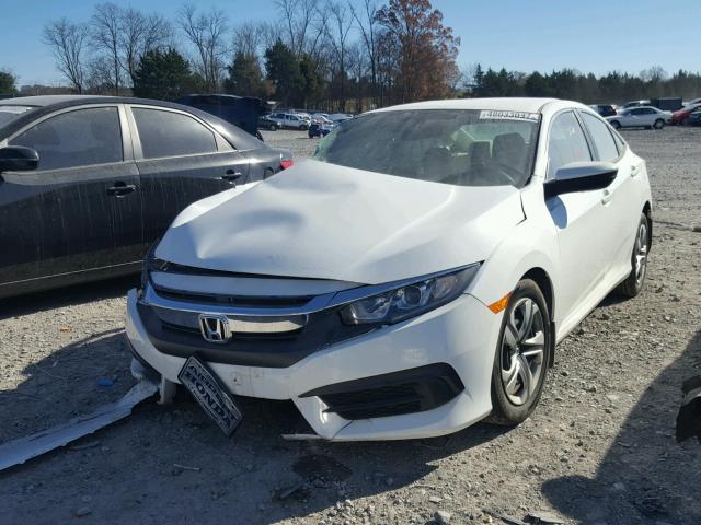 19XFC2F50GE074911 - 2016 HONDA CIVIC LX WHITE photo 2