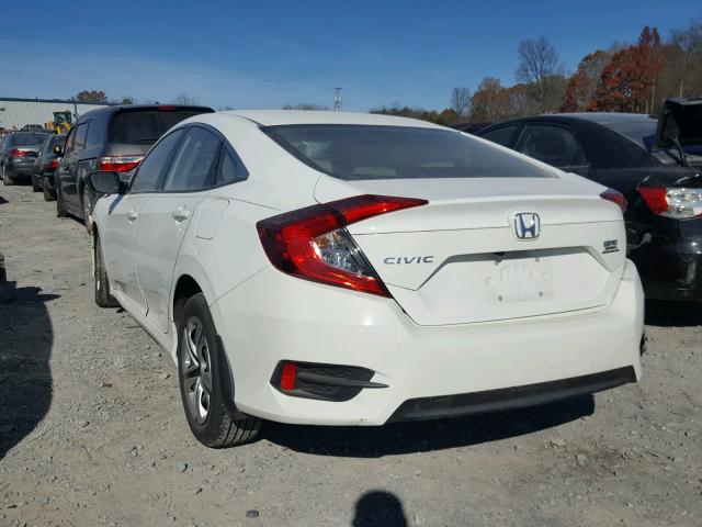 19XFC2F50GE074911 - 2016 HONDA CIVIC LX WHITE photo 3