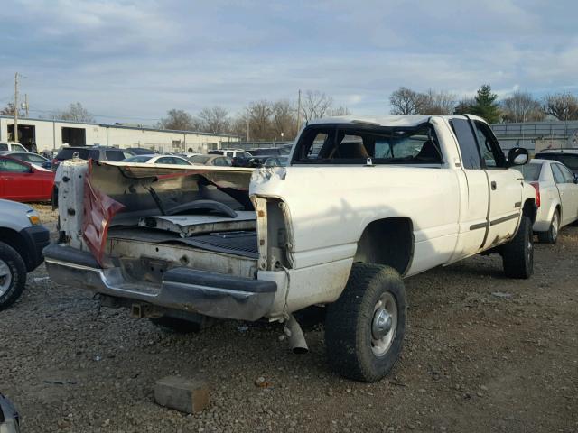 3B7KF23641G817326 - 2001 DODGE RAM 2500 WHITE photo 4