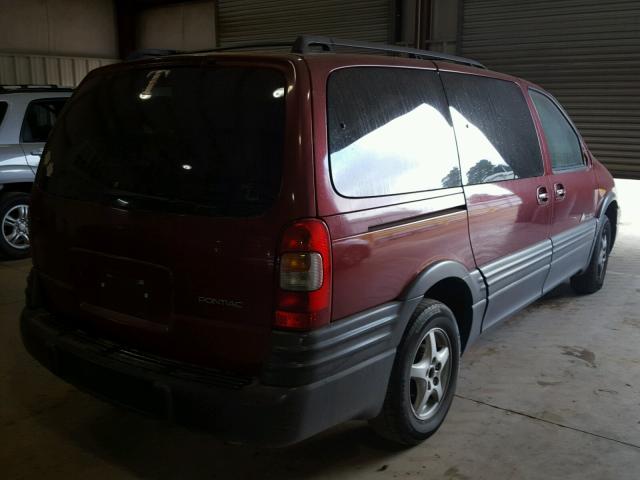 1GMDX03E81D124026 - 2001 PONTIAC MONTANA MAROON photo 4