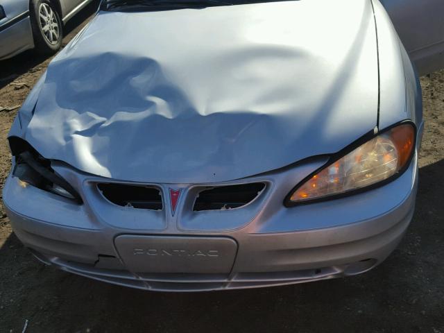 1G2NE52F44M662673 - 2004 PONTIAC GRAND AM S SILVER photo 7