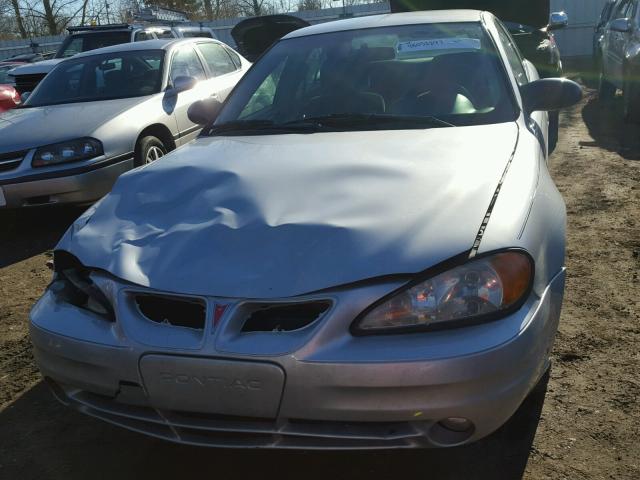 1G2NE52F44M662673 - 2004 PONTIAC GRAND AM S SILVER photo 9