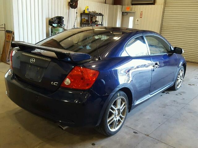 JTKDE177970215343 - 2007 SCION TC BLUE photo 4