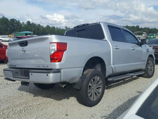 1N6AA1E58HN535830 - 2017 NISSAN TITAN SV SILVER photo 4