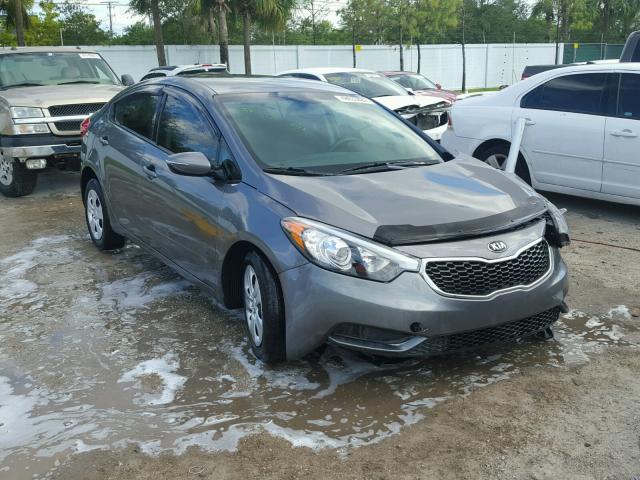 KNAFX4A62G5526172 - 2016 KIA FORTE LX BROWN photo 1