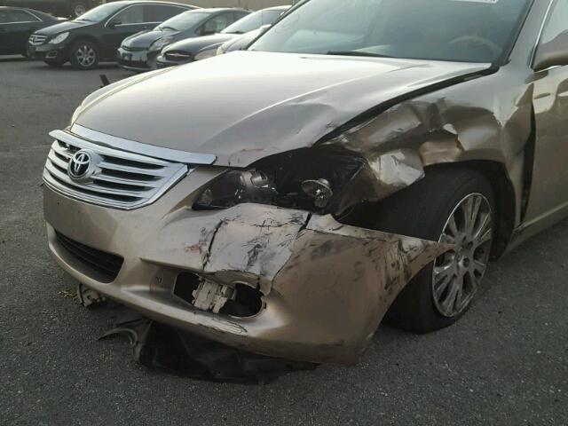 4T1BK36B08U314244 - 2008 TOYOTA AVALON XL GOLD photo 9