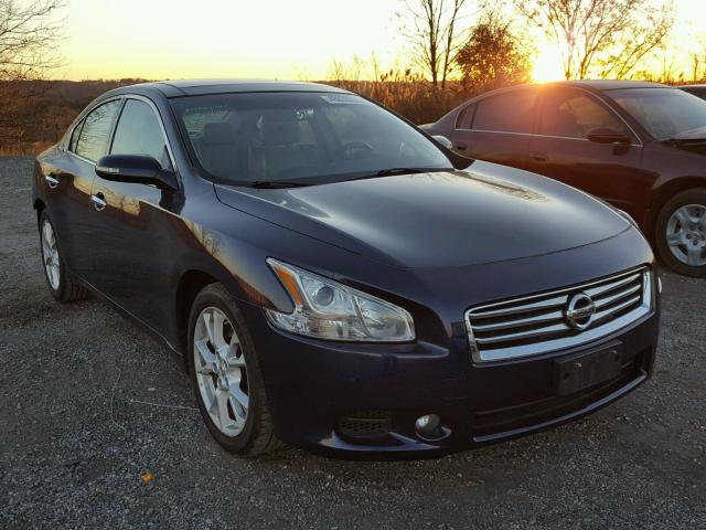 1N4AA5AP8DC809136 - 2013 NISSAN MAXIMA S BLUE photo 1