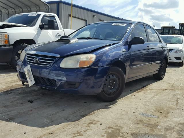 KNAFE121875420722 - 2007 KIA SPECTRA EX BLUE photo 2