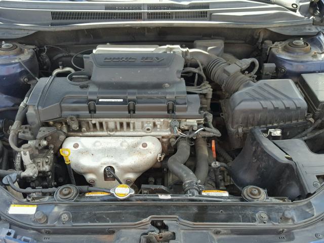 KNAFE121875420722 - 2007 KIA SPECTRA EX BLUE photo 7