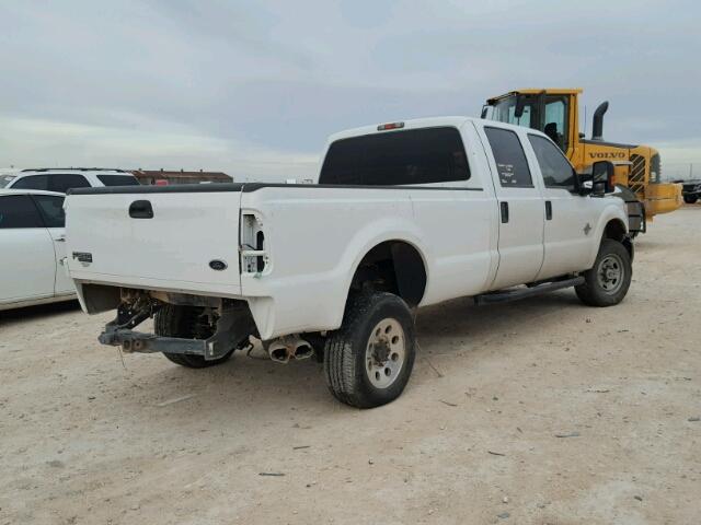 1FT8W3BT7CEA87476 - 2012 FORD F350 SUPER WHITE photo 4