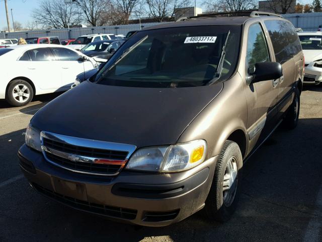 1GNDX03E12D273021 - 2002 CHEVROLET VENTURE BROWN photo 2