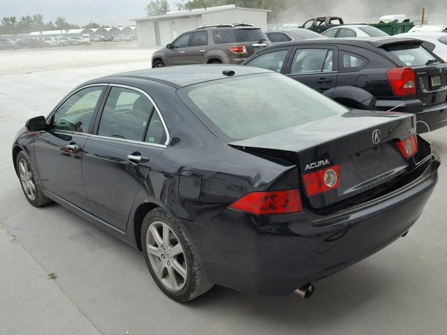 JH4CL96805C002101 - 2005 ACURA TSX BLACK photo 3