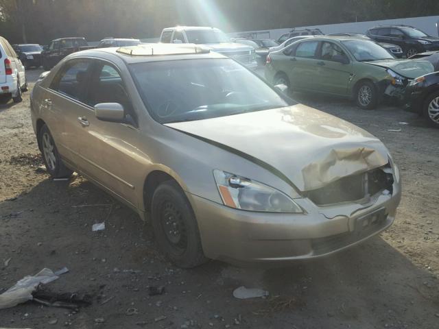 1HGCM66593A100072 - 2003 HONDA ACCORD EX GOLD photo 1