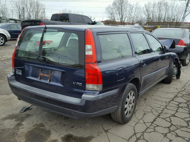 YV1SW61T732304917 - 2003 VOLVO V70 BLUE photo 4