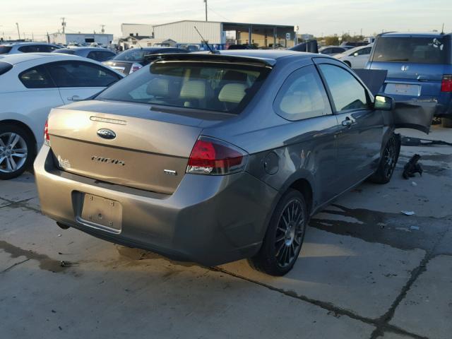 1FAHP3DN0AW174841 - 2010 FORD FOCUS SES GRAY photo 4