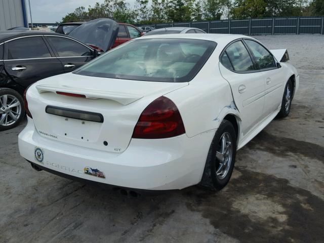 2G2WS522341133799 - 2004 PONTIAC GRAND PRIX თეთრი ფოტო 4