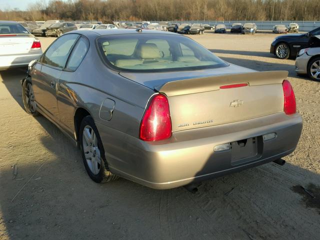 2G1WN151469298059 - 2006 CHEVROLET MONTE CARL TAN photo 3