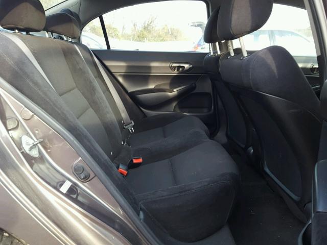 2HGFA1F64AH514845 - 2010 HONDA CIVIC GRAY photo 6