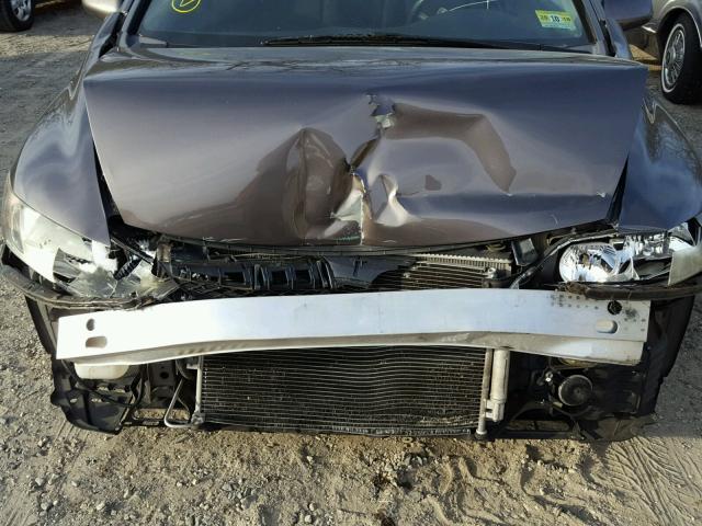 2HGFA1F64AH514845 - 2010 HONDA CIVIC GRAY photo 7