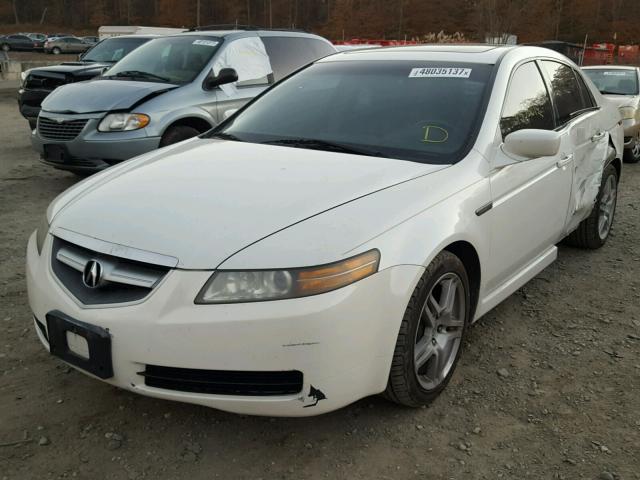 19UUA65556A047969 - 2006 ACURA 3.2TL WHITE photo 2