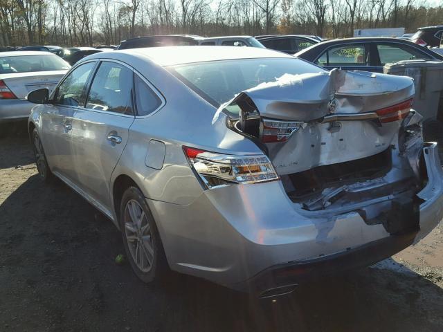 4T1BK1EB2DU026581 - 2013 TOYOTA AVALON BAS SILVER photo 3