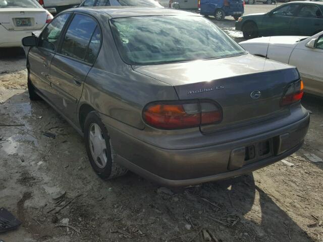1G1NE52J1Y6202261 - 2000 CHEVROLET MALIBU LS BROWN photo 3
