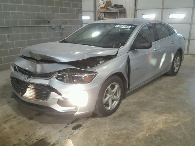 1G1ZB5ST6GF344776 - 2016 CHEVROLET MALIBU LS ვერცხლისფერი ფოტო 2