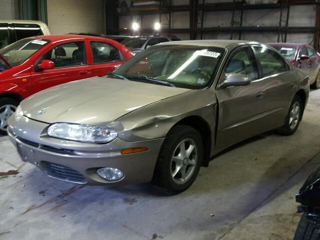 1G3GR64H414278241 - 2001 OLDSMOBILE AURORA BEIGE photo 2