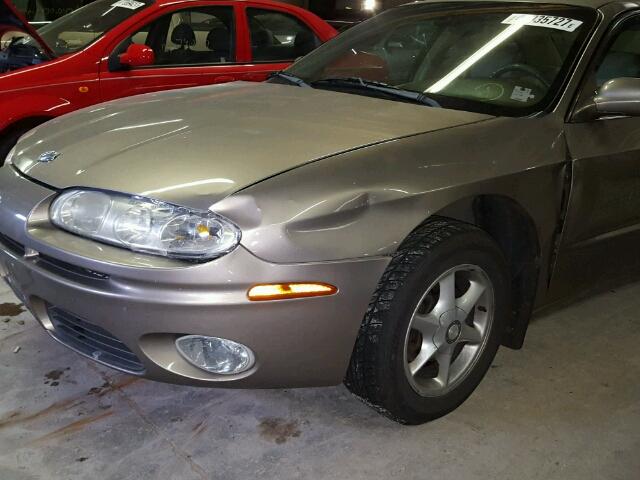 1G3GR64H414278241 - 2001 OLDSMOBILE AURORA BEIGE photo 9