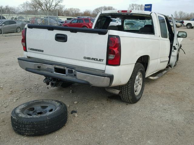 2GCEC19T741114815 - 2004 CHEVROLET SILVERADO WHITE photo 4