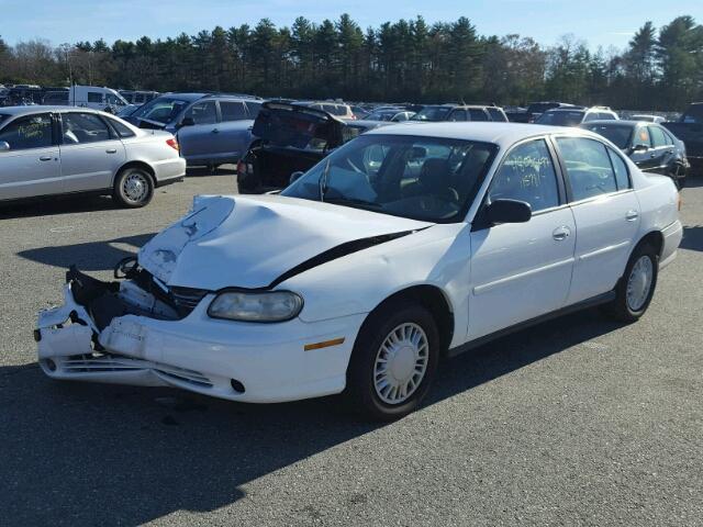 1G1ND52J016203197 - 2001 CHEVROLET MALIBU WHITE photo 2