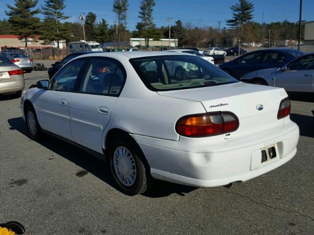 1G1ND52J016203197 - 2001 CHEVROLET MALIBU WHITE photo 3