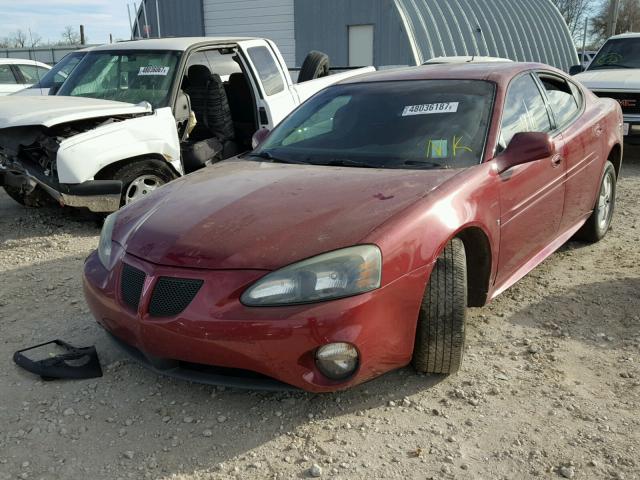 2G2WP552861196333 - 2006 PONTIAC GRAND PRIX BURGUNDY photo 2