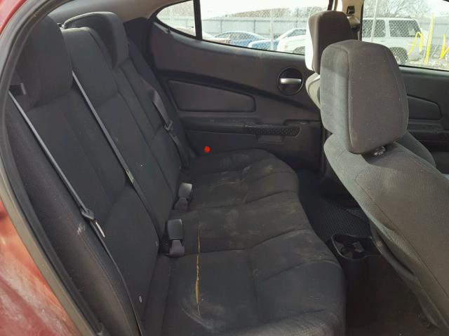 2G2WP552861196333 - 2006 PONTIAC GRAND PRIX BURGUNDY photo 6