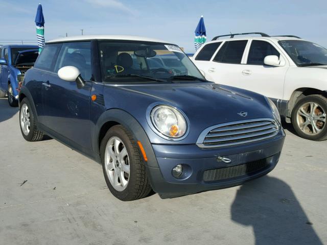 WMWMF33519TW77575 - 2009 MINI COOPER BLUE photo 1