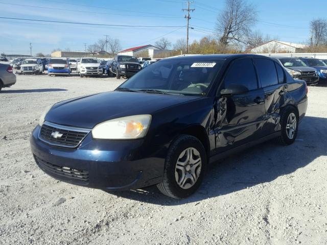 1G1ZS51F36F294297 - 2006 CHEVROLET MALIBU LS BLUE photo 2