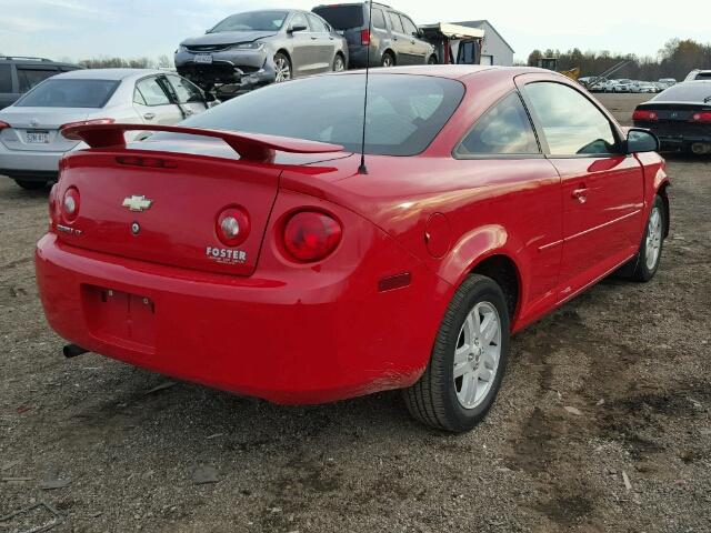 1G1AL15FX67698785 - 2006 CHEVROLET COBALT LT RED photo 4