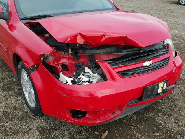 1G1AL15FX67698785 - 2006 CHEVROLET COBALT LT RED photo 9