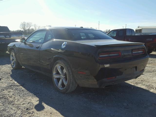 2C3CDZAG4GH202920 - 2016 DODGE CHALLENGER BLACK photo 3