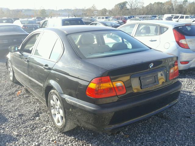 WBAET37495NJ86457 - 2005 BMW 325 I BLACK photo 3