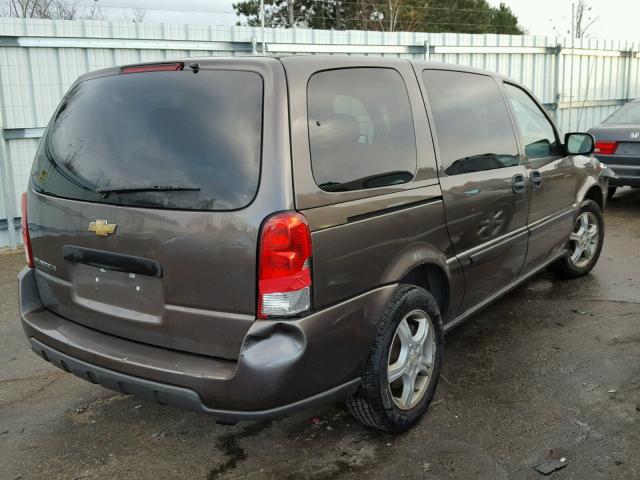 1GNDV23158D102943 - 2008 CHEVROLET UPLANDER L BROWN photo 4