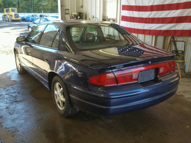 2G4WB55K121158586 - 2002 BUICK REGAL LS BLUE photo 3