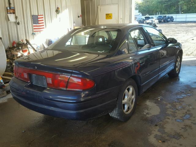 2G4WB55K121158586 - 2002 BUICK REGAL LS BLUE photo 4