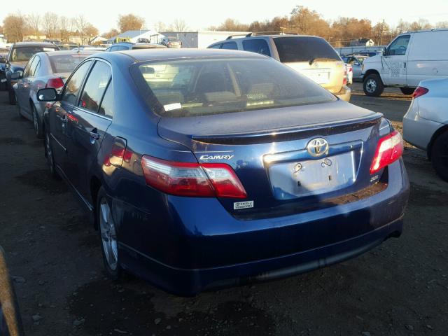 4T1BE46K47U078922 - 2007 TOYOTA CAMRY NEW BLUE photo 3