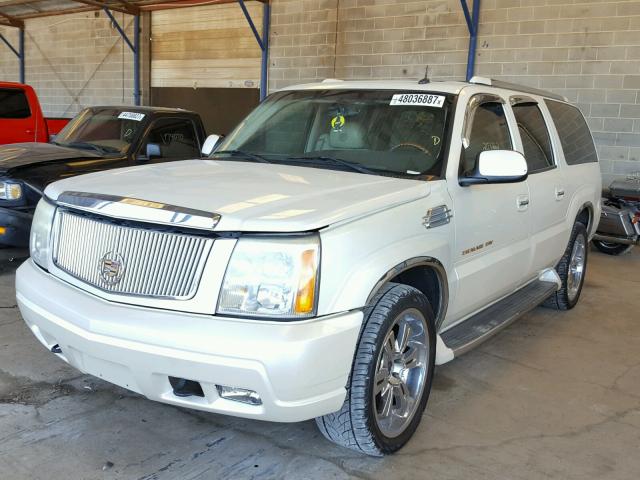 3GYFK66N63G323182 - 2003 CADILLAC ESCALADE E WHITE photo 2